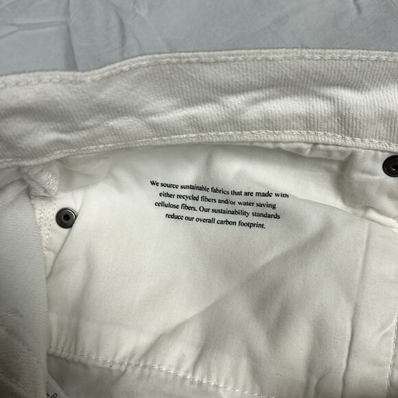 Frame Women's Size 30 Le Simone Distressed Denim Shorts White - Picture 9 of 10